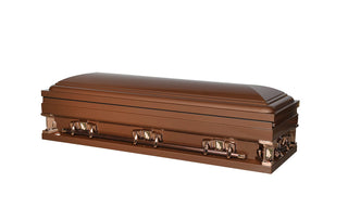 titan XL bronze 27" full couch casket