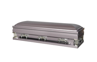 Solace XL Orchid 27" Full Couch Casket
