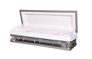 Solace XL Orchid 27" Full Couch Casket