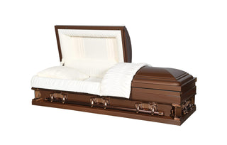 Titan XL Bronze 27" Half Couch Casket