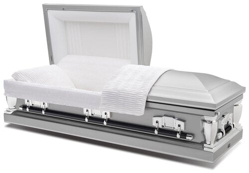 Ataúd Batesville Virgo Silver Half Couch – Solace Caskets