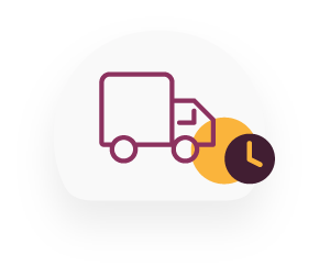 fast delivery truck icon